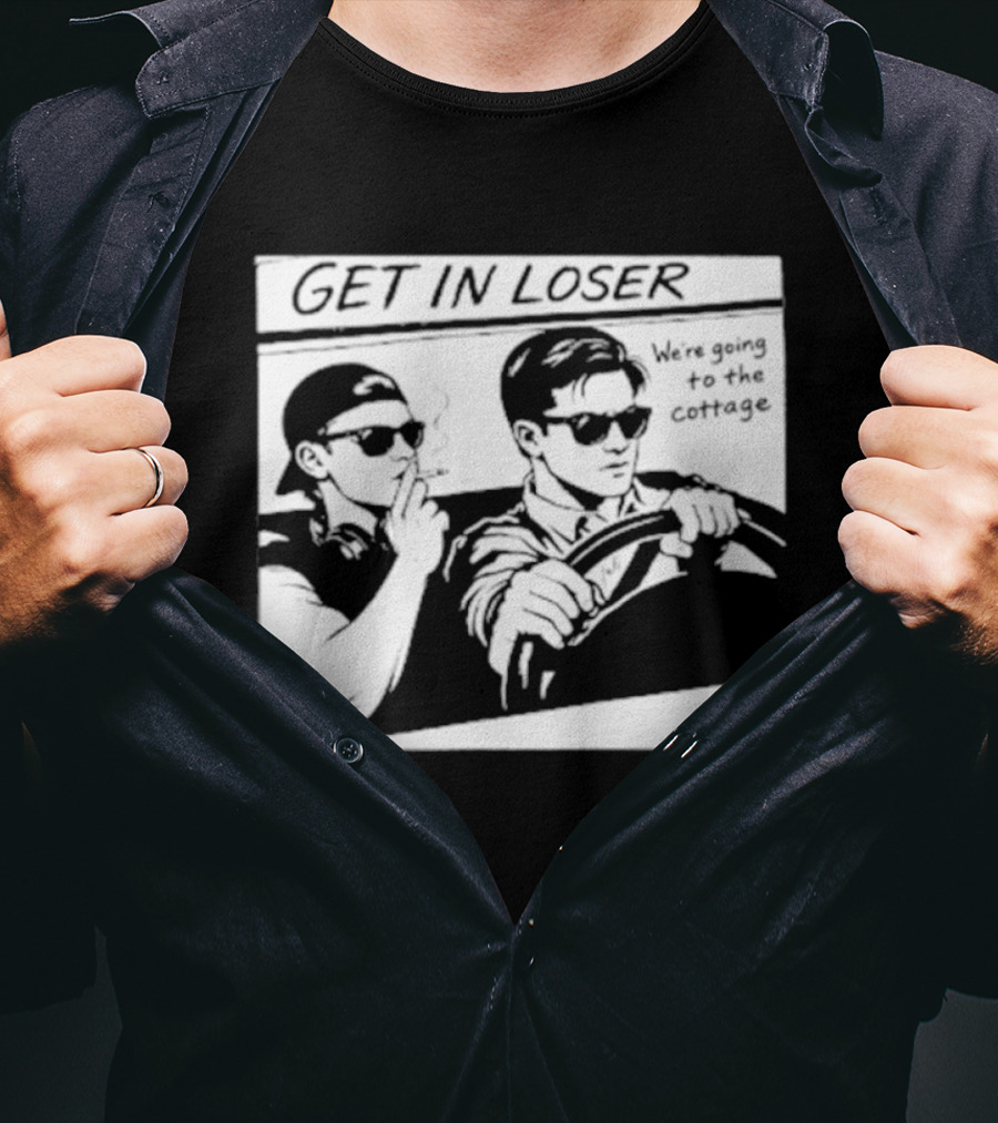 Get In Loser We're Going To The Cottage Heated Rivalry Comic T-Shirt