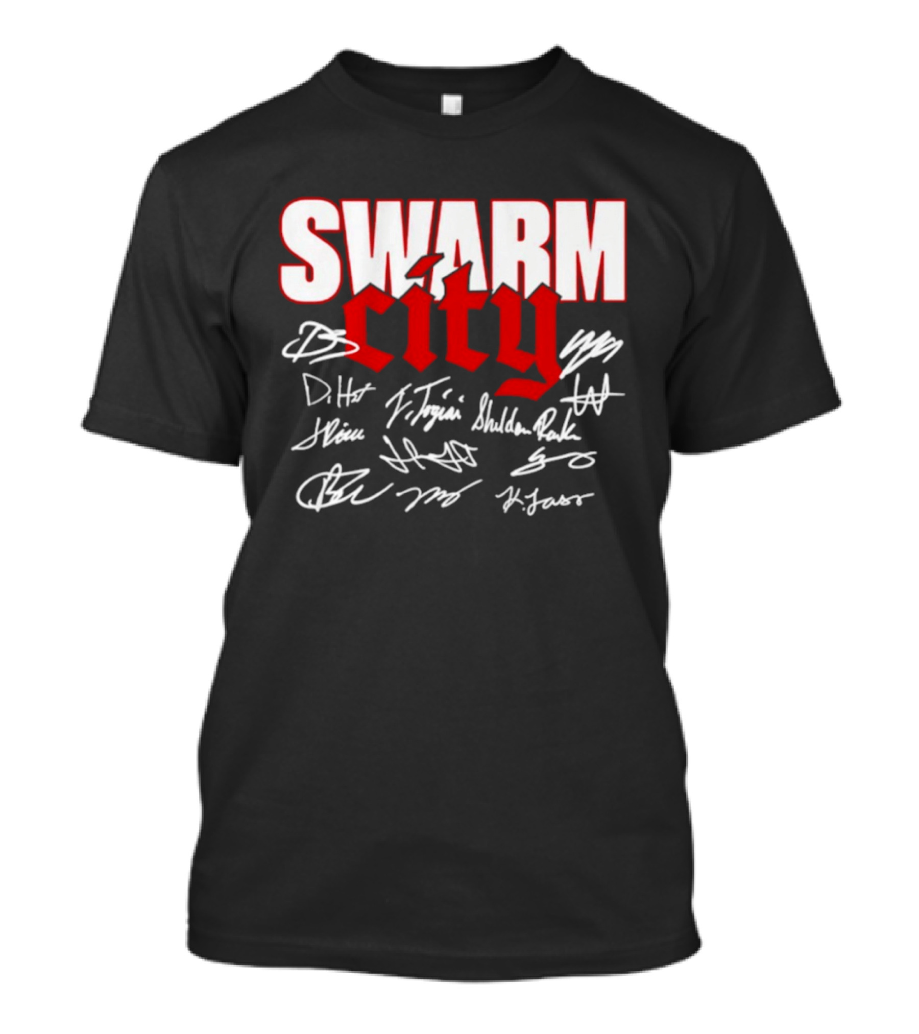 Houston Texans Swarm City Football Team Victory Celebration T-Shirt