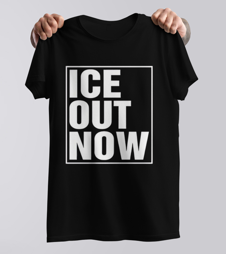 Ice Out Now Abolish Ice Activism T-Shirt