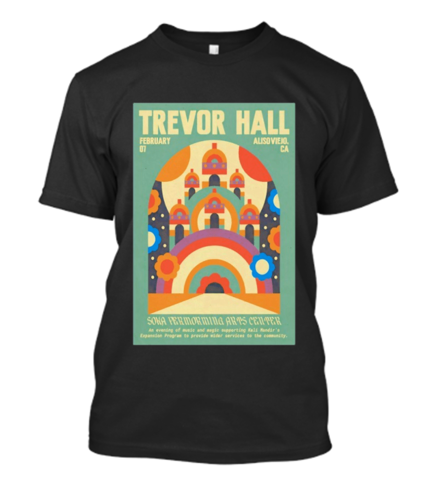 Trevor Hall February 7 2026 Aliso Viejo Soka Performing Arts Center T-Shirt
