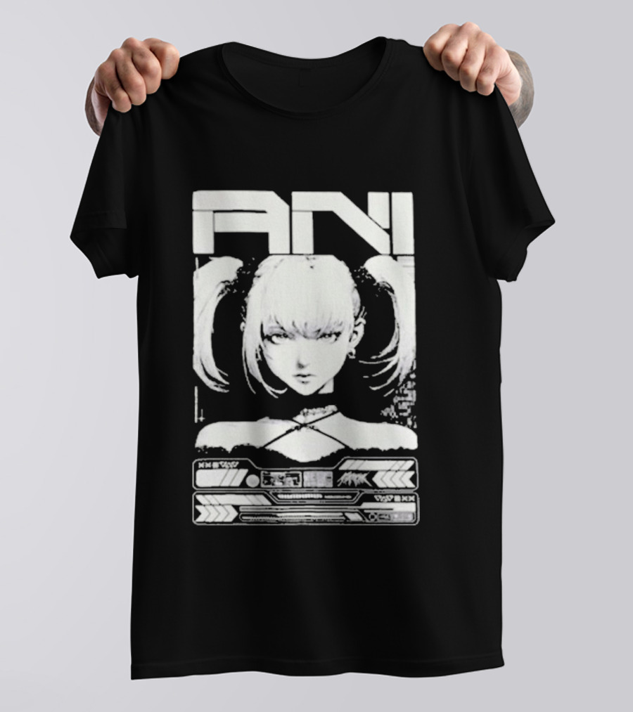 XAI ANI Dark Manga Futuristic Anime Aesthetic T-Shirt