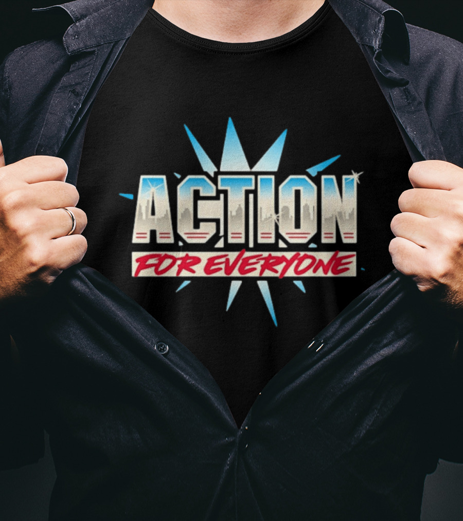 Action For Everyone Skyline Burst T-Shirt