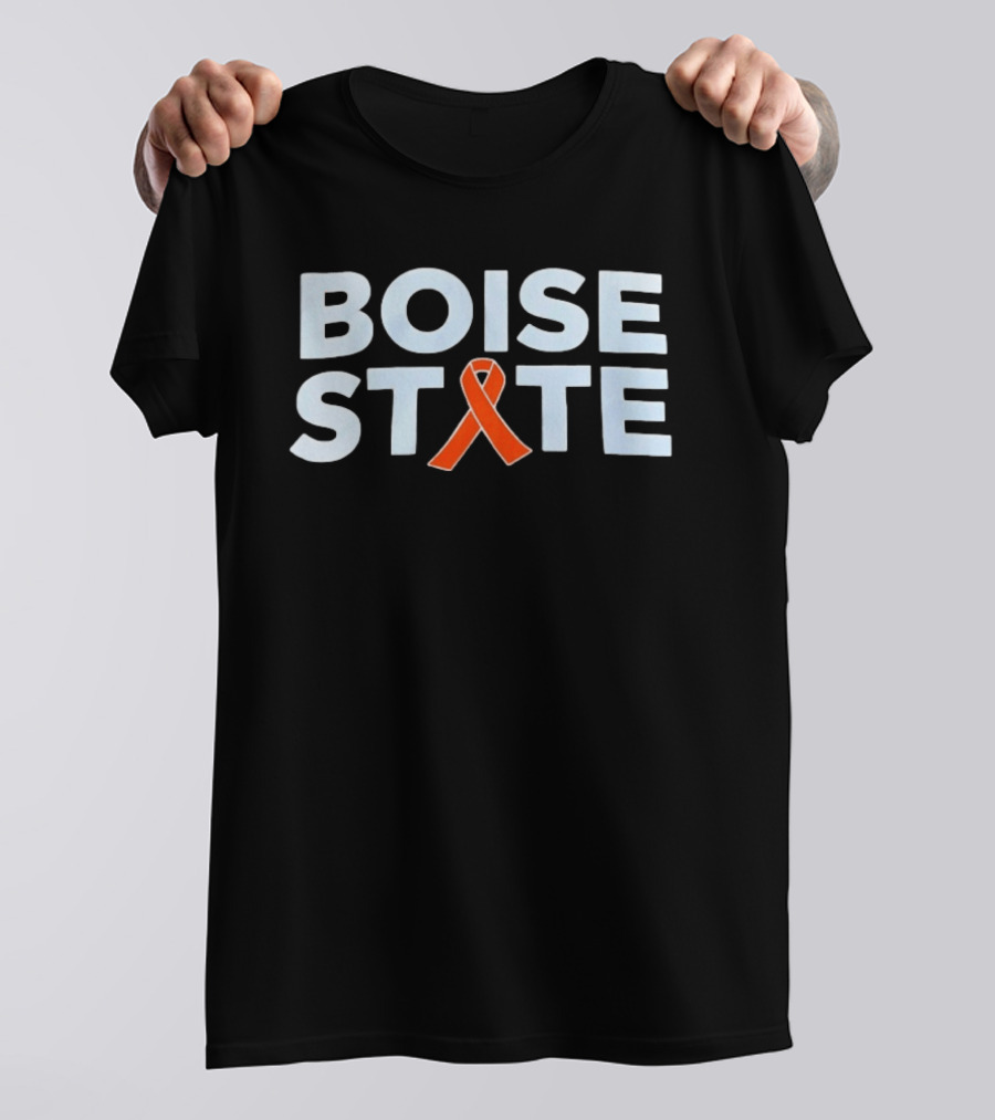 Boise State Broncos Orange Ribbon Awareness T-Shirt