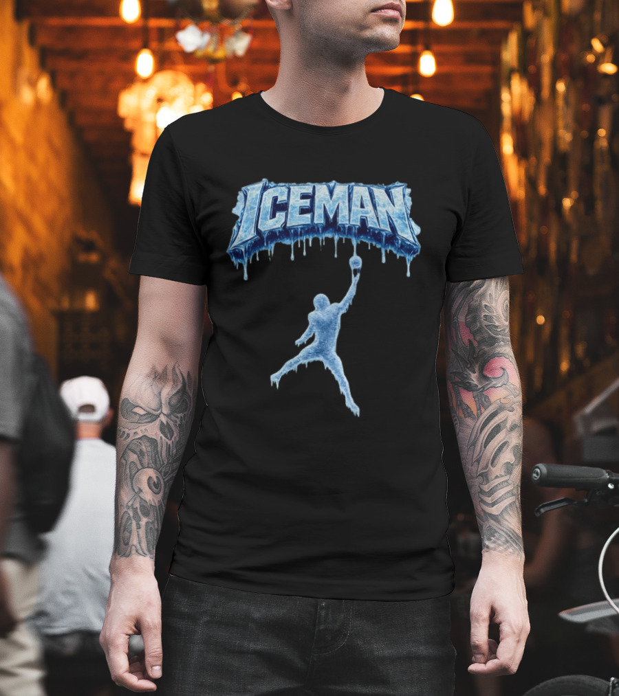 Iceman Caleb Williams Chicago Bears Football Player Ice T-Shirt
