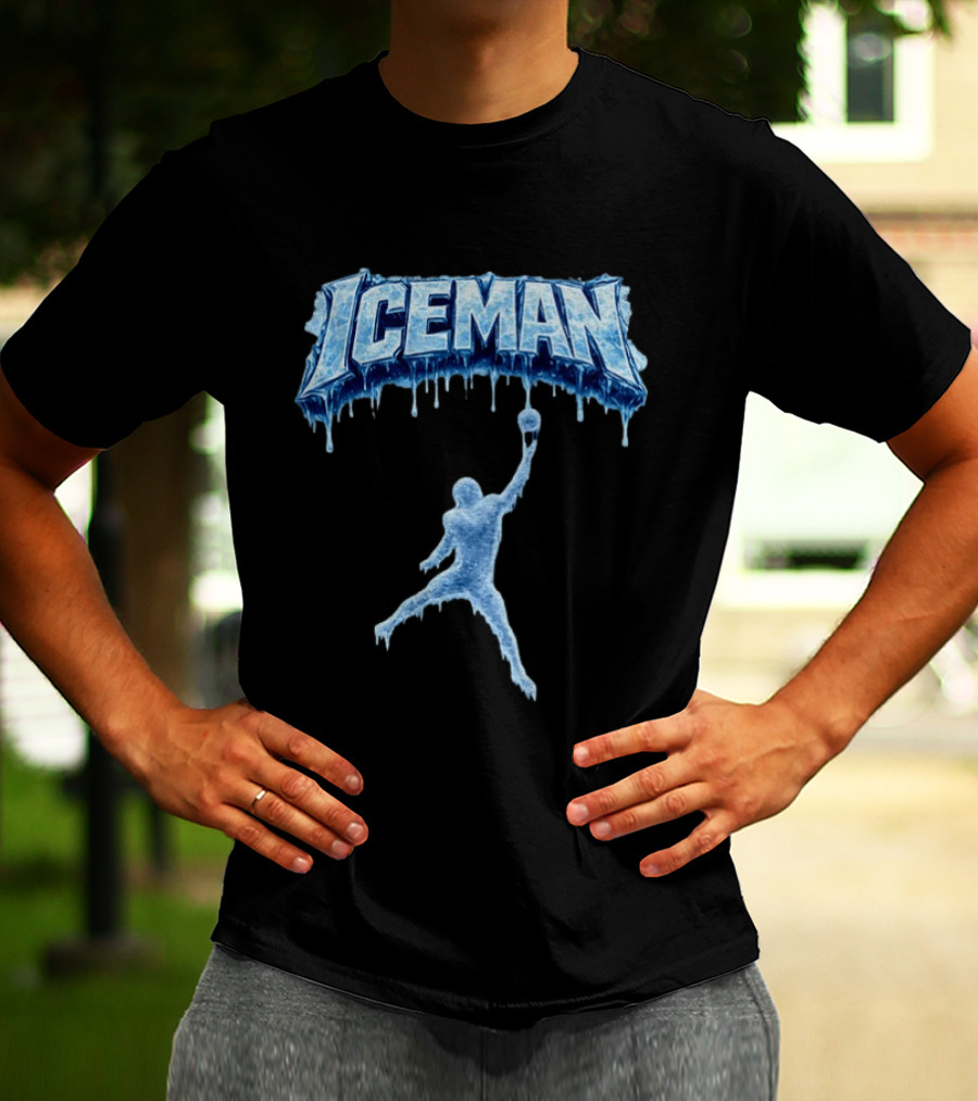 Iceman Caleb Williams Chicago Bears Football Player Ice T-Shirt
