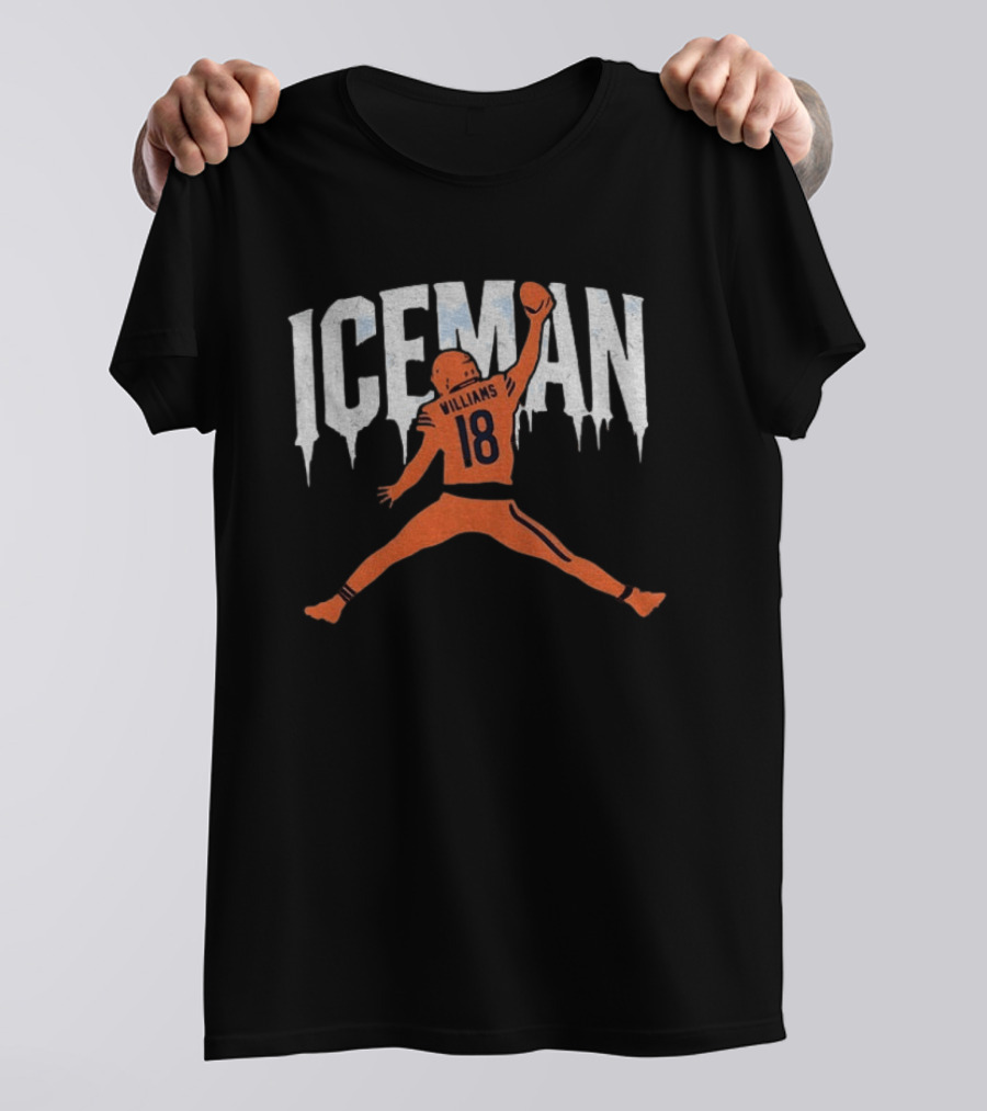 IceMan Williams 18 Jumpman Chicago Bears Football Meme T-Shirt