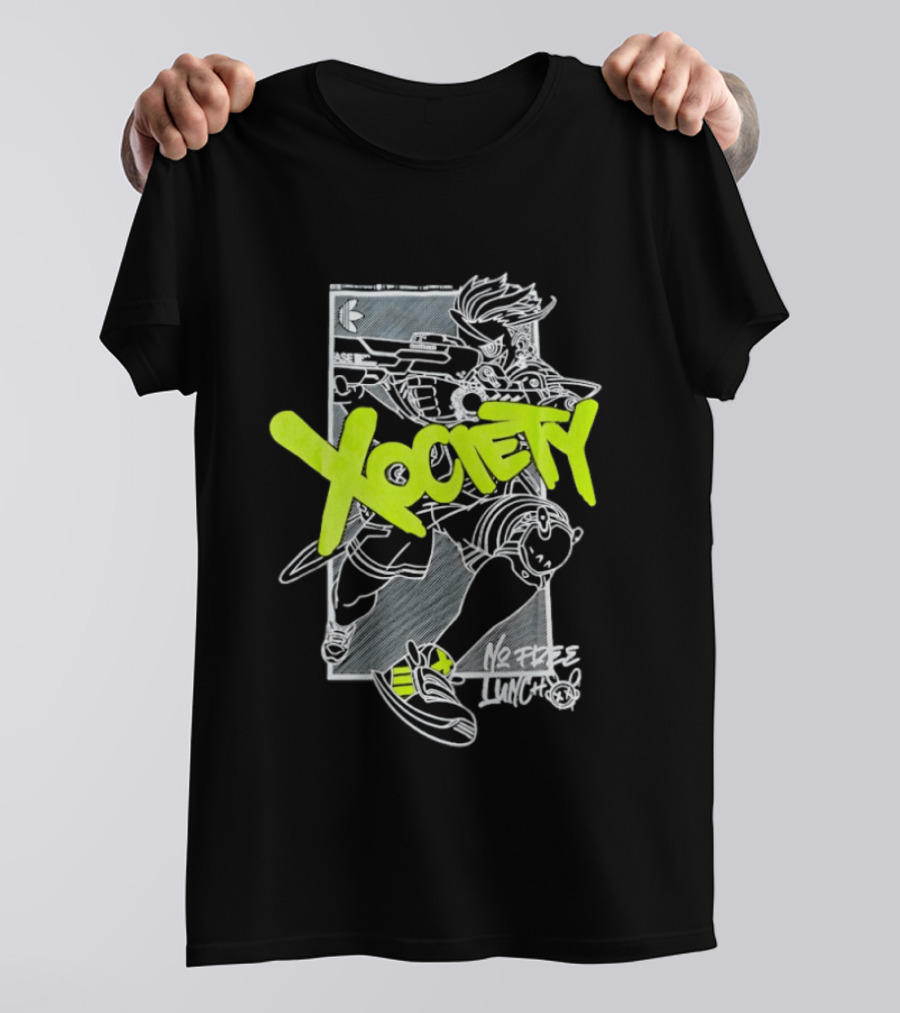 Xociety No Free Lunch Streetwear Fashion T-Shirt