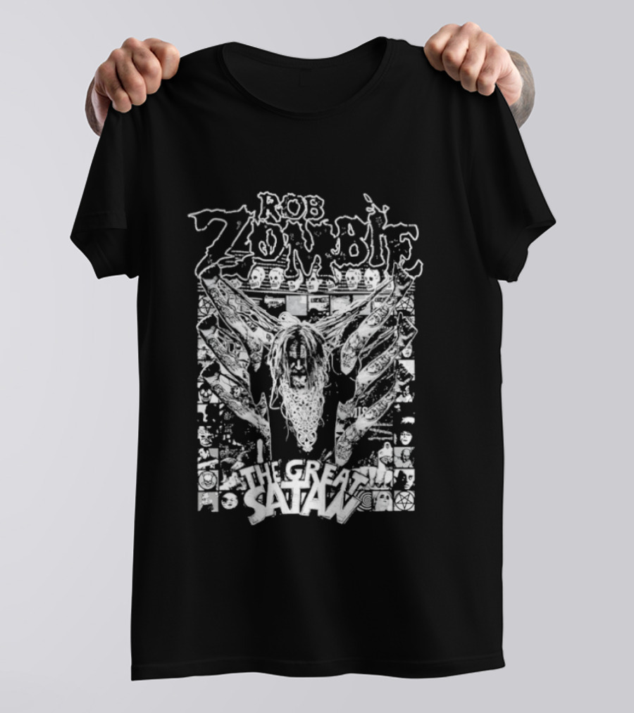 Rob Zombie The Great Satan Iconic Album T-Shirt