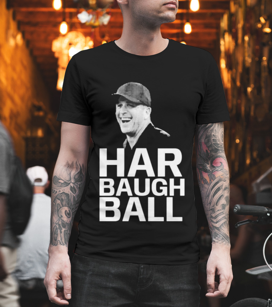 Jim Harbaugh Ball New York Giants Coach T-Shirt