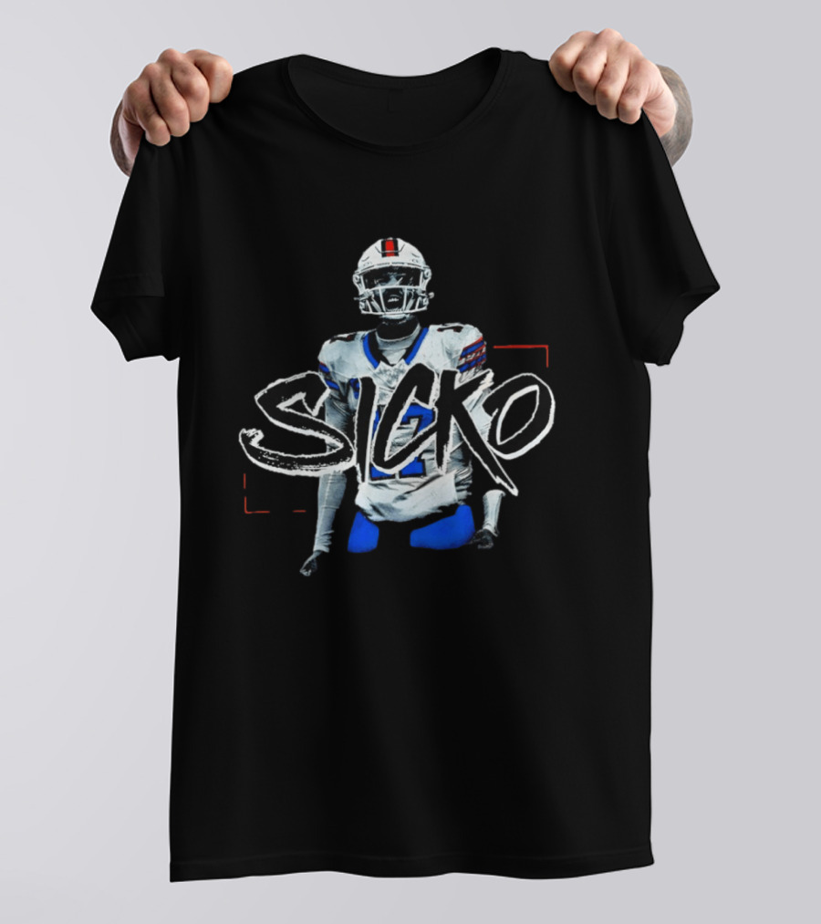 Josh Allen Sicko Buffalo Bills Football Player T-Shirt
