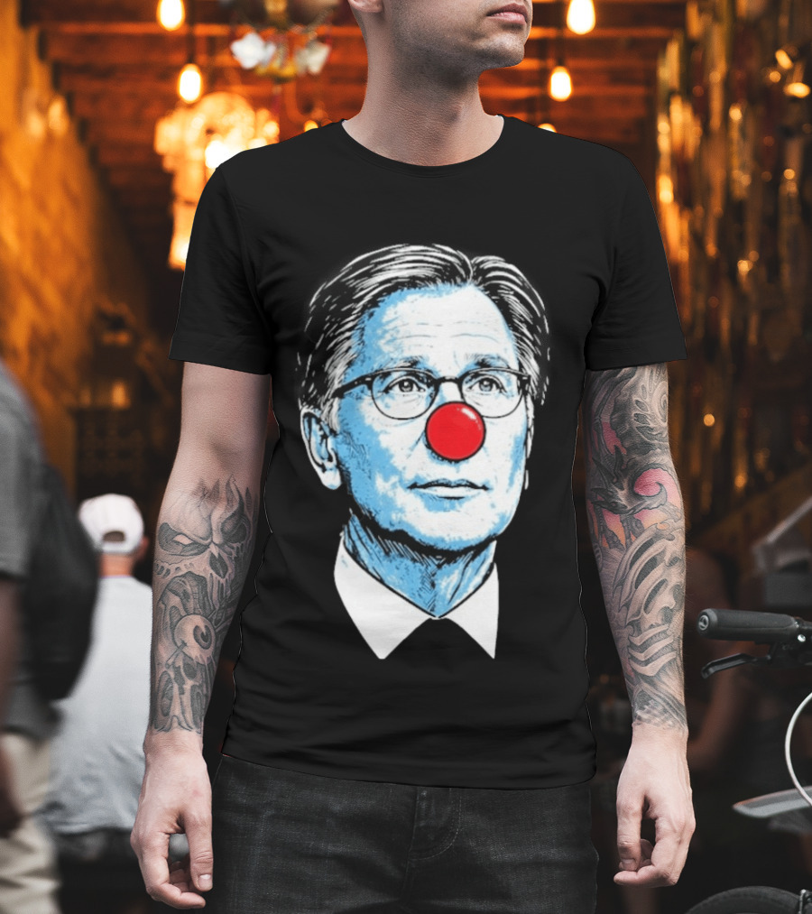 Craig Breslow Clown Portrait Red Nose T-Shirt