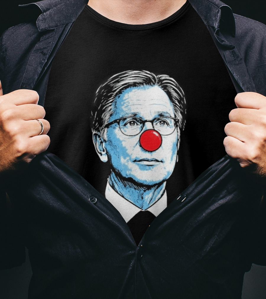 Craig Breslow Clown Portrait Red Nose T-Shirt