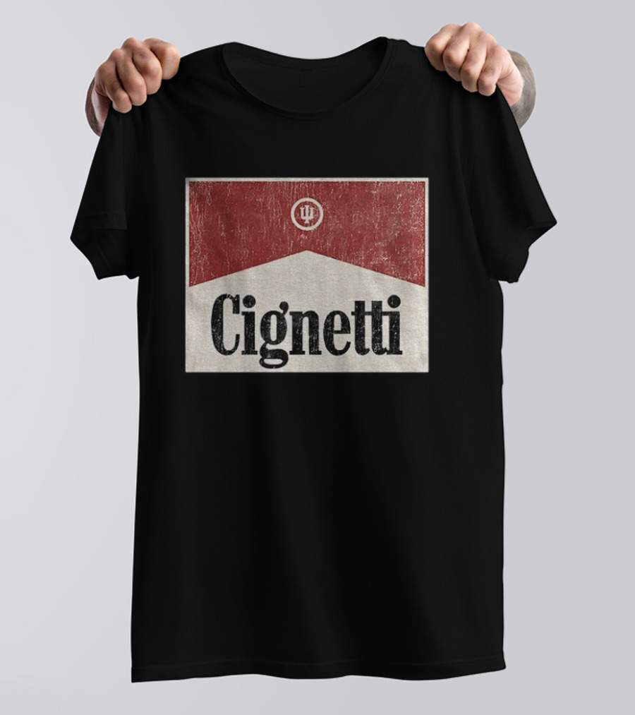 Cignetti Indiana Hoosiers College Football Coach IU Circular T-Shirt