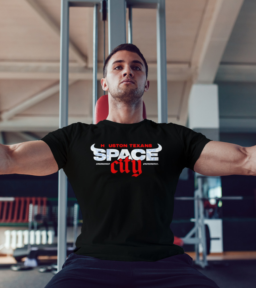 Houston Texans Space City Football T-Shirt