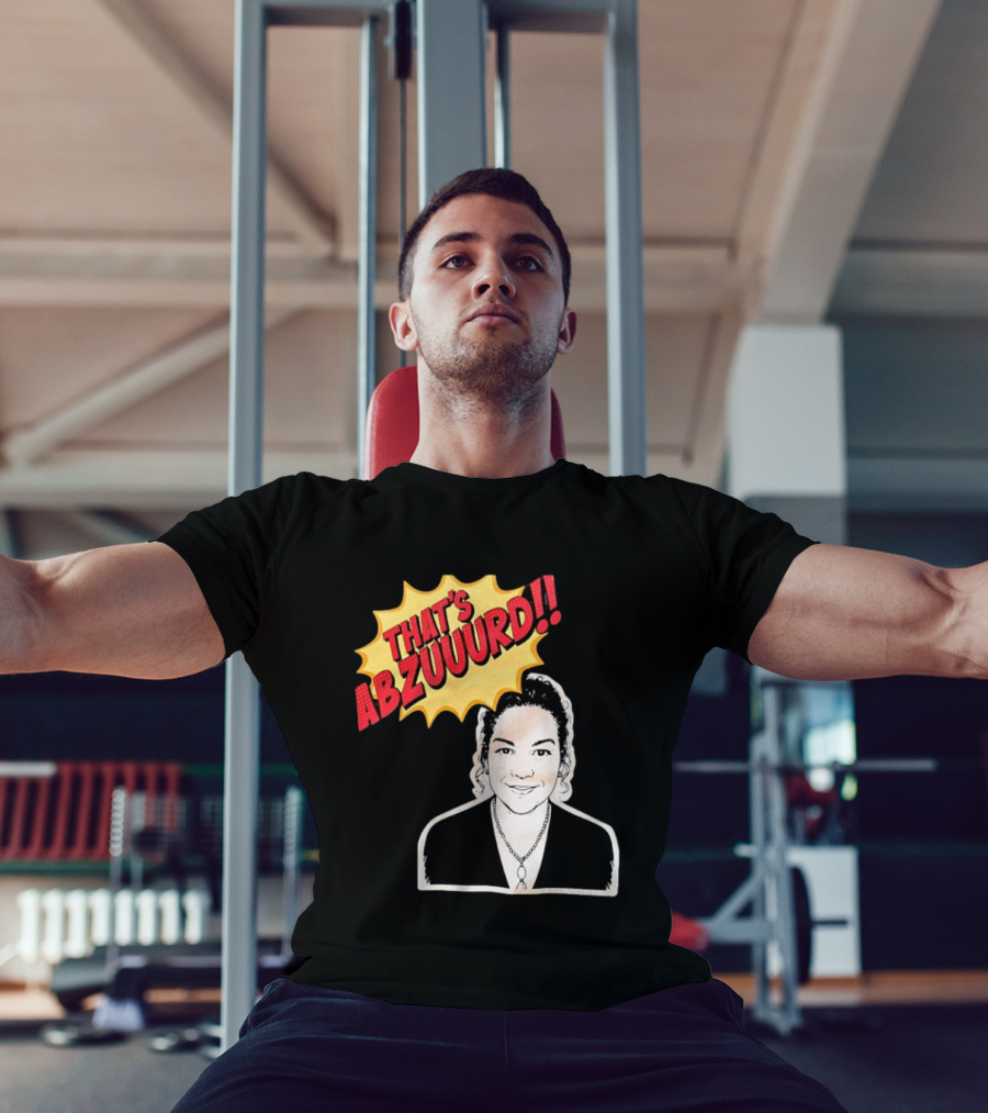 THAT'S ABZUUURD Cartoon Style Comic Expression T-Shirt