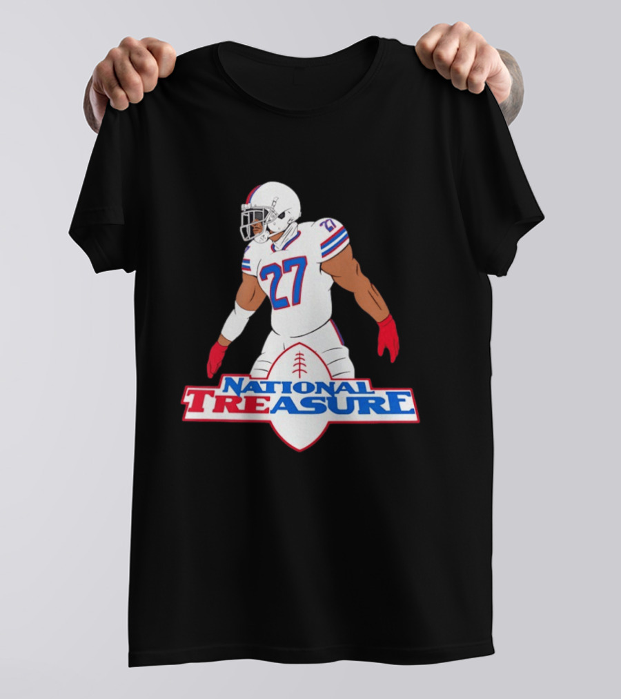 National Treasure Tre'Davious White 27 Buffalo Bills Football Legend T-Shirt