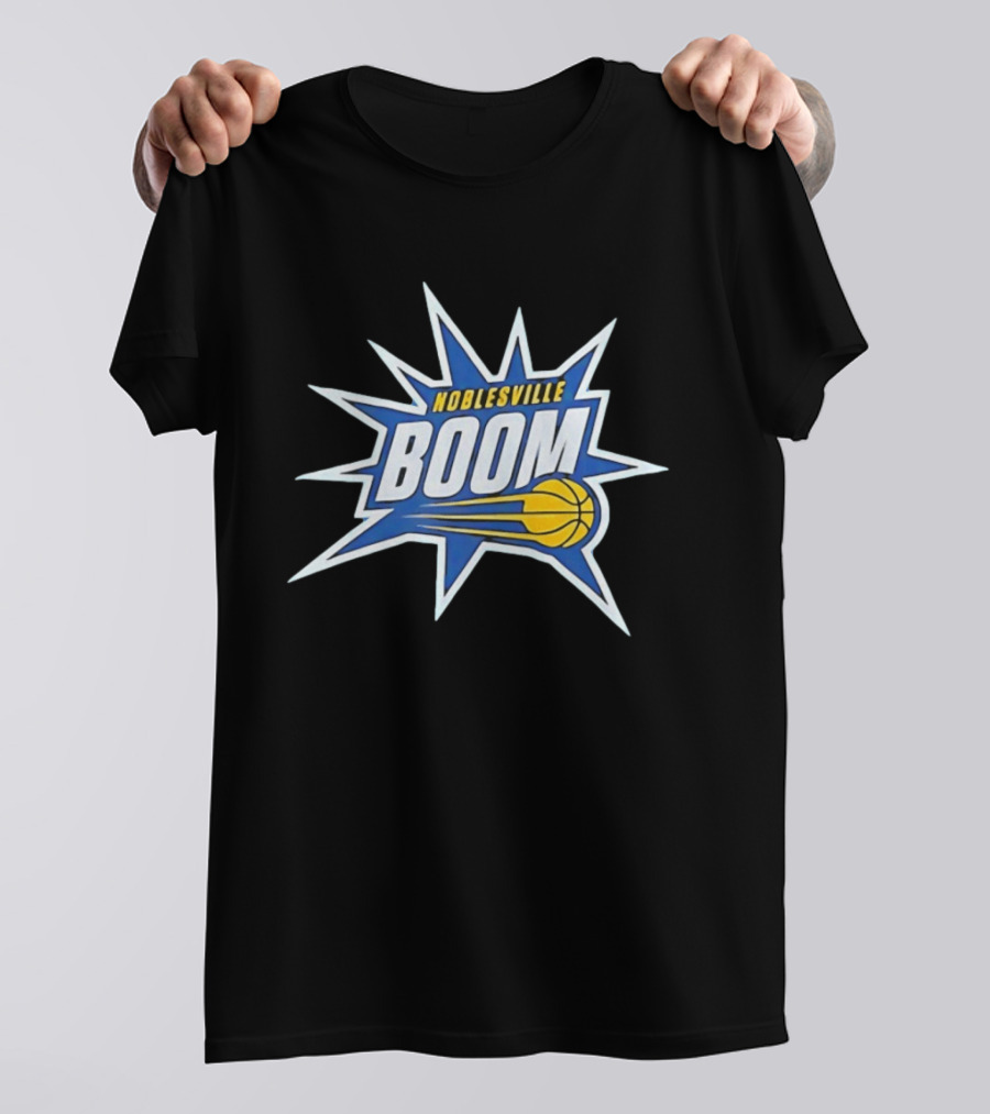 Noblesville Boom Basketball Pacers Fan Gear T-Shirt