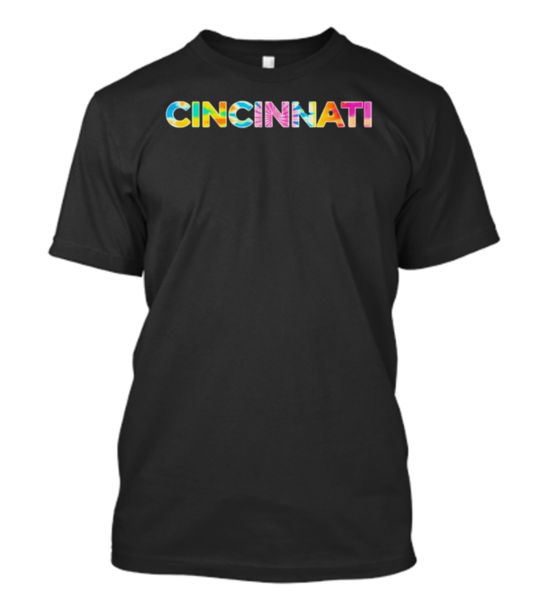 Cincinnati Tie Dye Rainbow T-Shirt