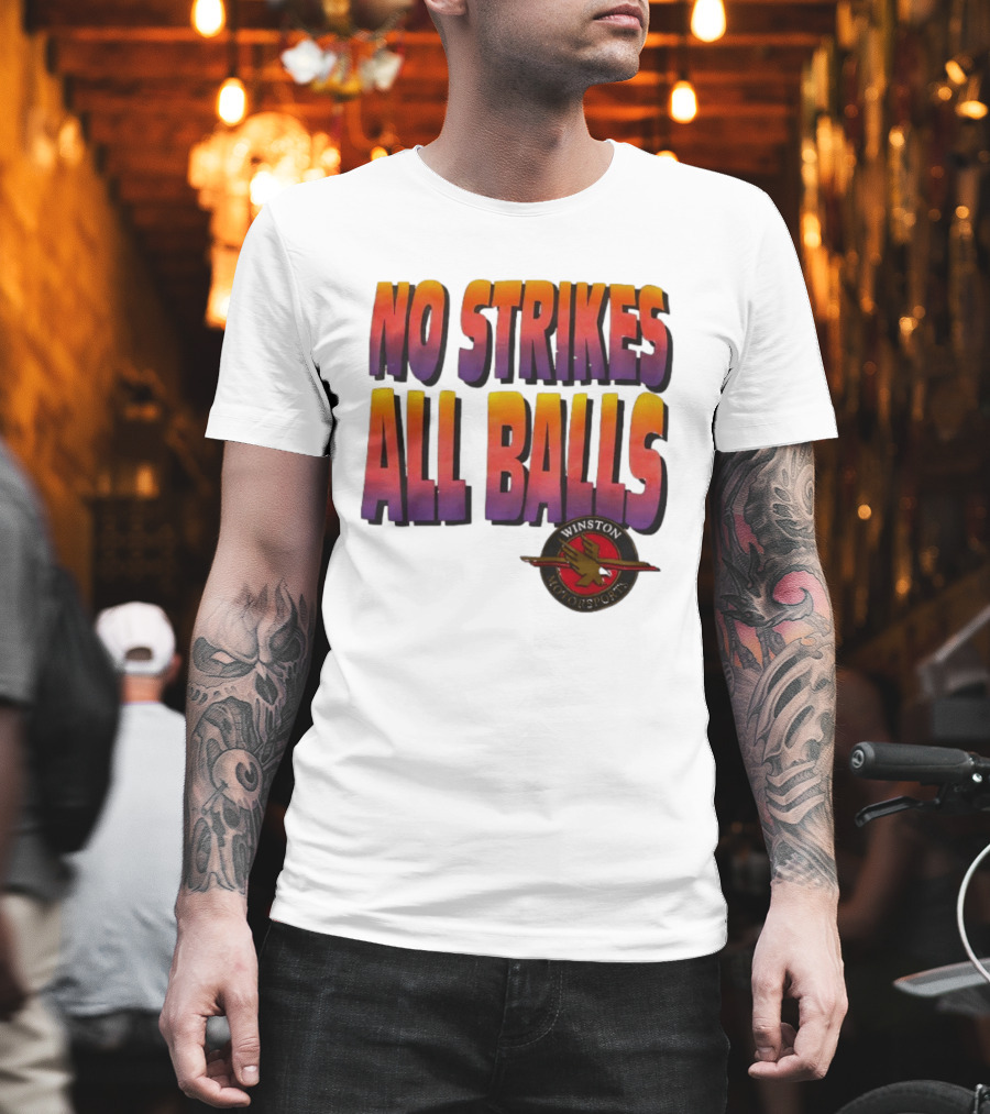 Winston Motorsports No Strikes All Balls T-Shirt