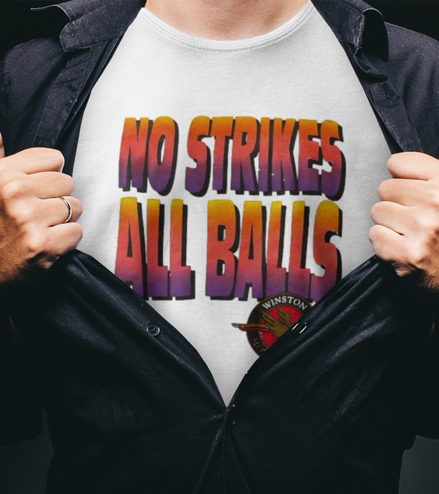 Winston Motorsports No Strikes All Balls T-Shirt