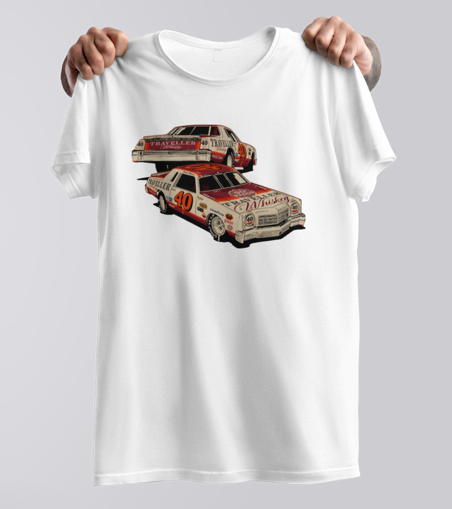 Justin Allgaier No 40 1978 Traveller Whiskey Die Cast Racing Car T-Shirt