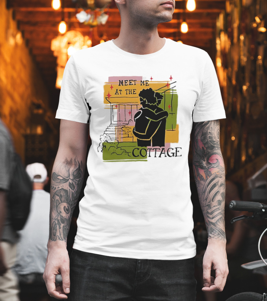 Meet Me At The Cottage Embrace By The Porch Steps T-Shirt