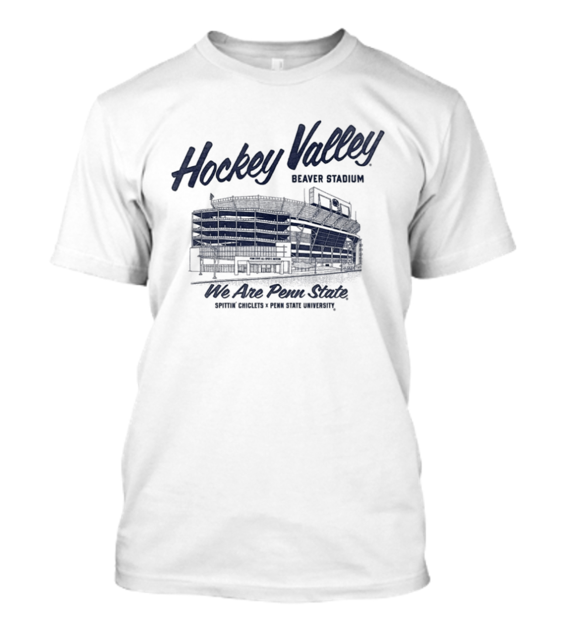 Hockey Valley Stadium Penn State Hockey We Are Penn State Spittin Chiclets T-Shirt