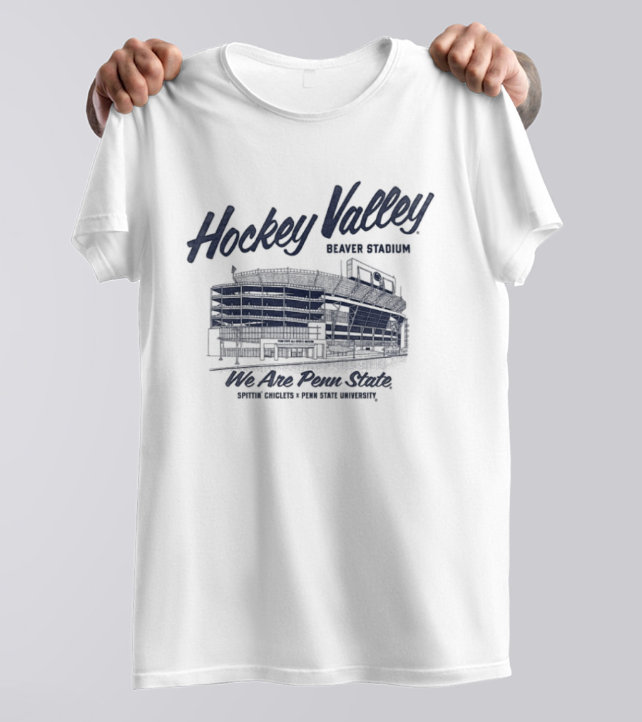 Hockey Valley Stadium Penn State Hockey We Are Penn State Spittin Chiclets T-Shirt