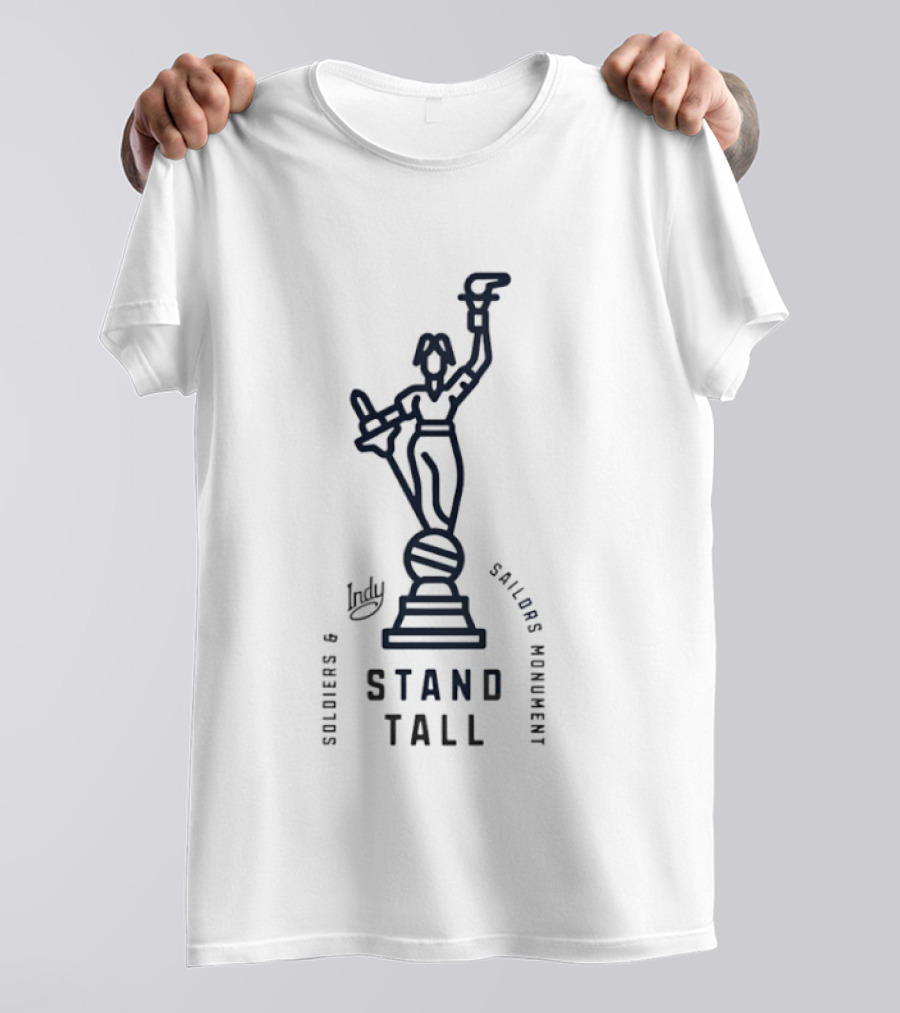 Soldiers And Sailors Monument Stand Tall Statue T-Shirt