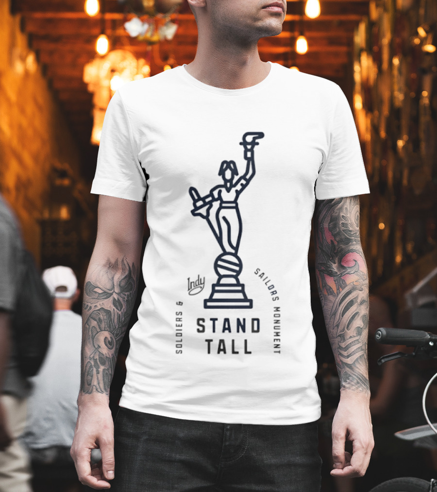 Soldiers And Sailors Monument Stand Tall Statue T-Shirt
