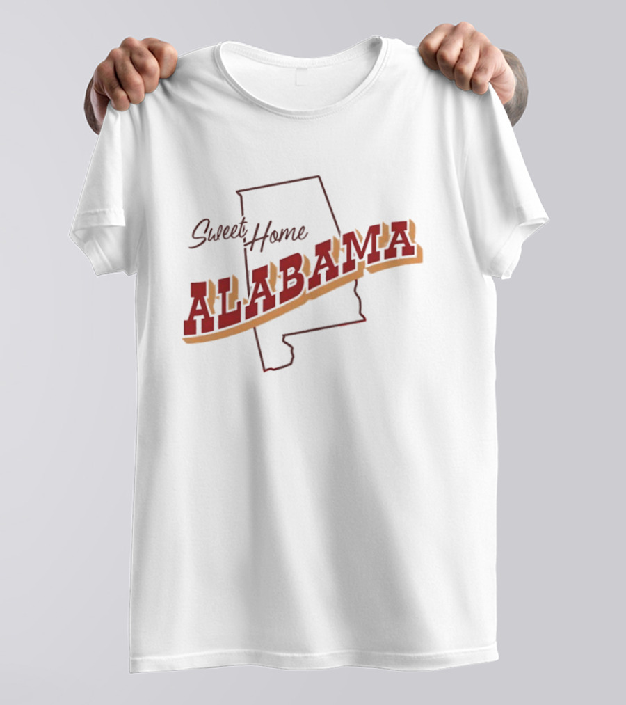 Sweet Home Alabama Map T-Shirt