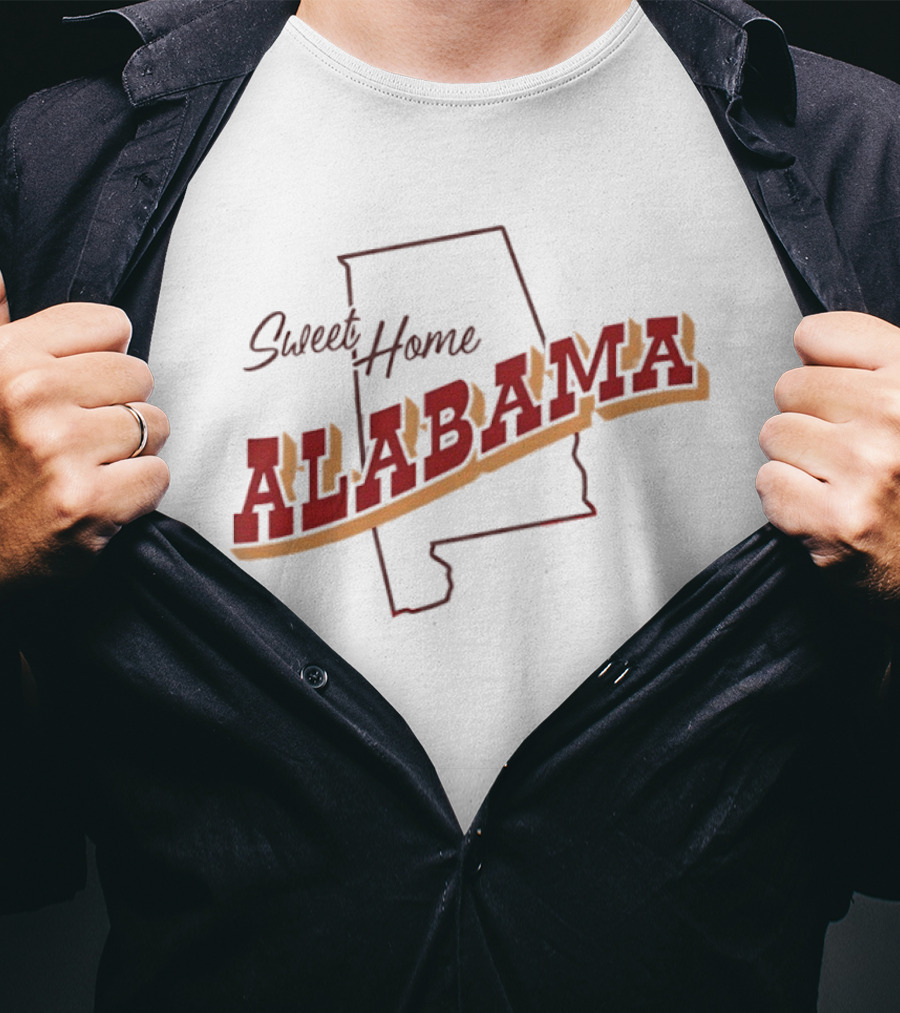 Sweet Home Alabama Map T-Shirt