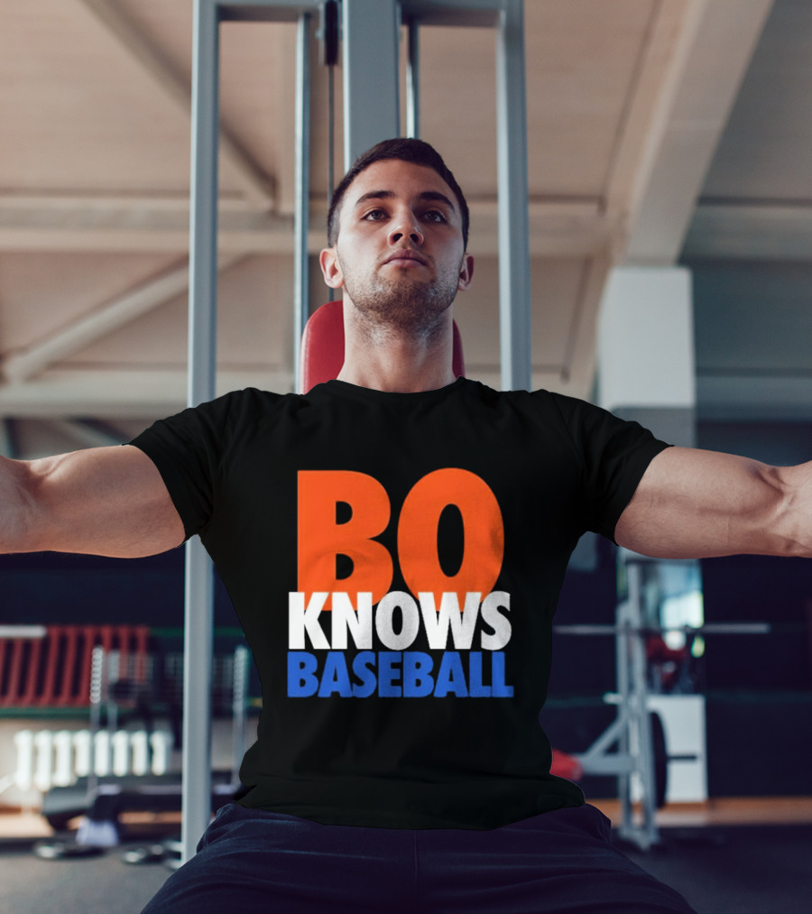 Bo Knows Baseball Retro Sports T-Shirt