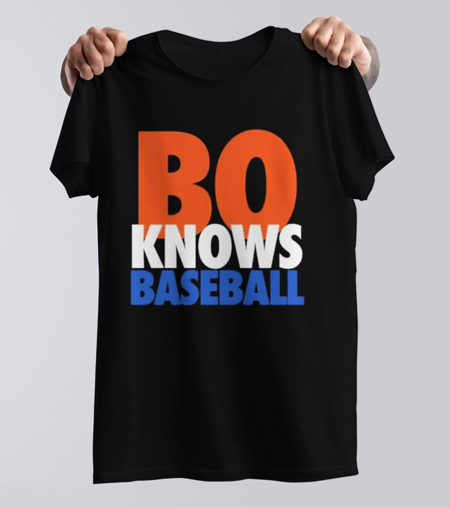 Bo Knows Baseball Retro Sports T-Shirt
