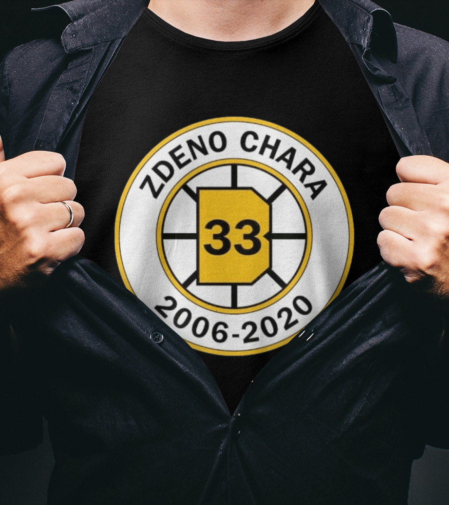 Boston Bruins Zdeno Chára 33 Commemorative 2006 2020 T-Shirt
