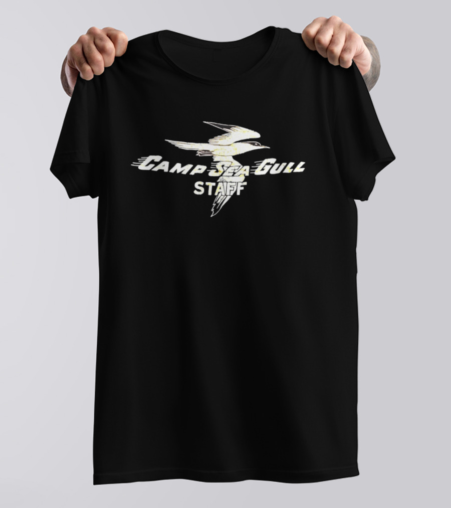 Camp Sea Gull Staff Seagull Flying T-Shirt