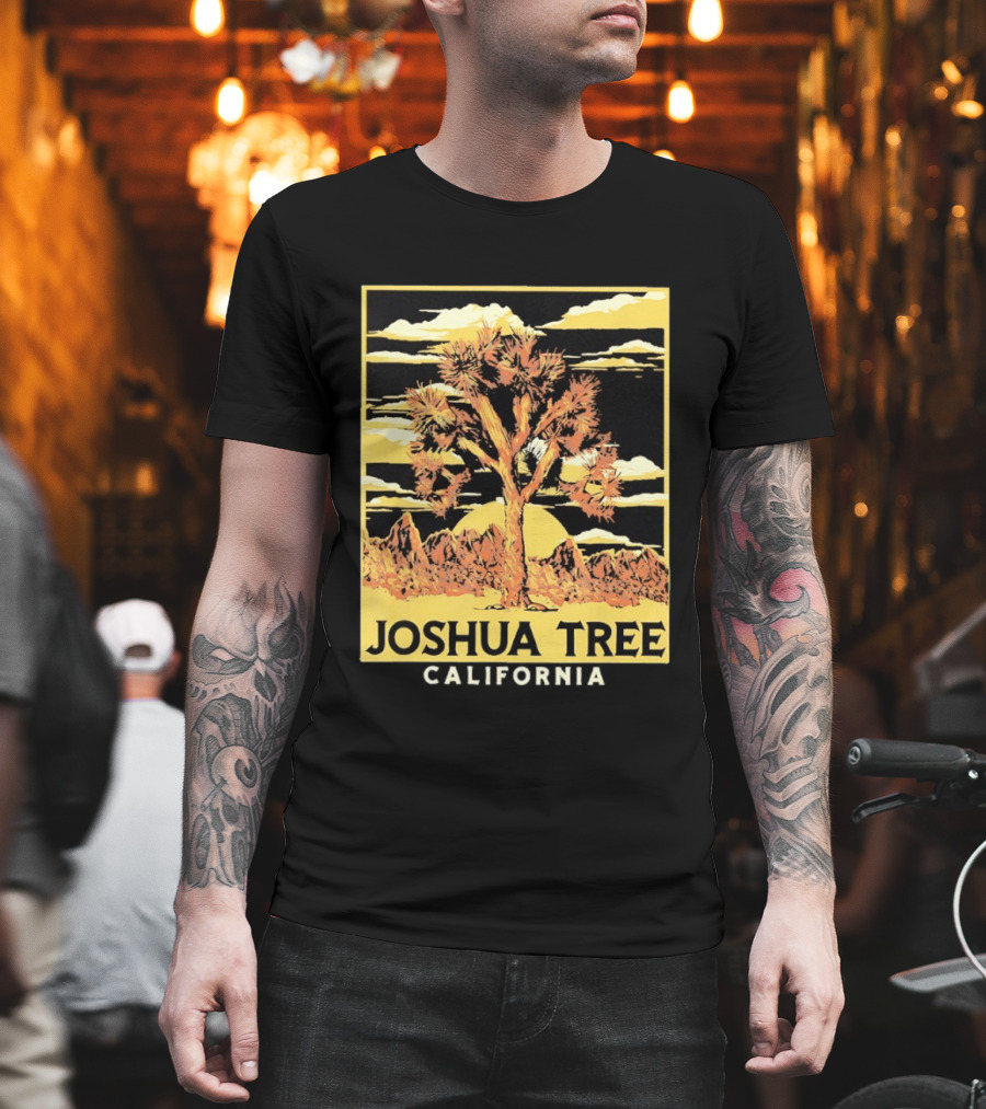 Joshua Tree California Desert Sunset Scenery T-Shirt