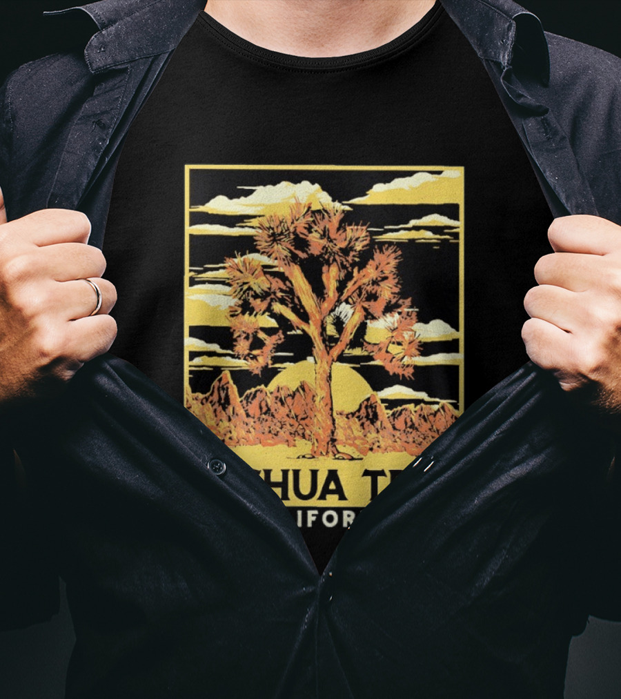 Joshua Tree California Desert Sunset Scenery T-Shirt