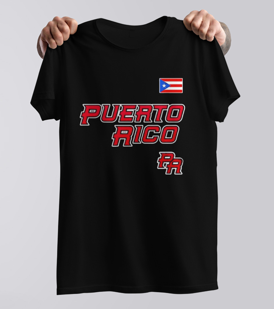 Puerto Rico Baseball 2026 Flag PR T-Shirt