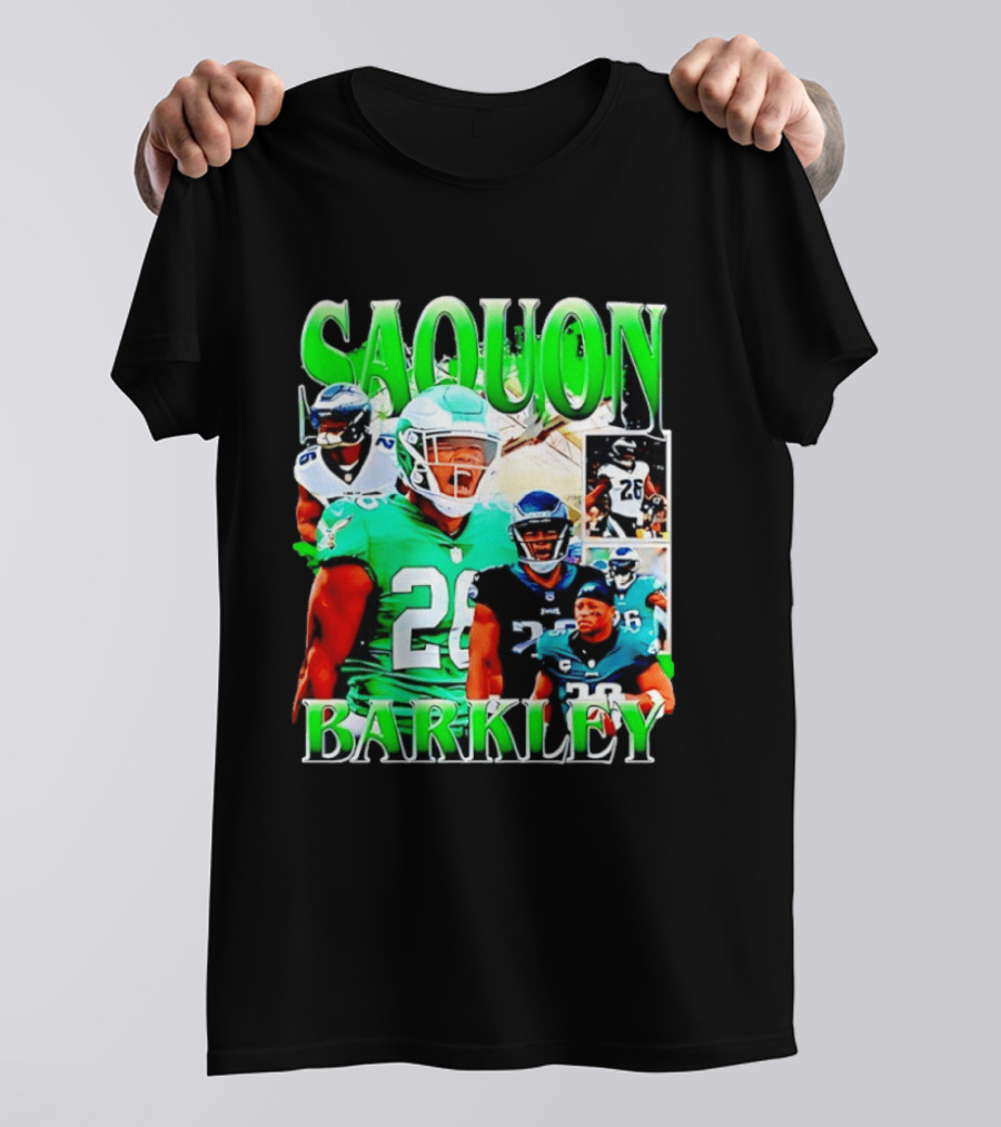 Saquon Barkley 26 Philadelphia Eagles NFL Football 2026 T-Shirt