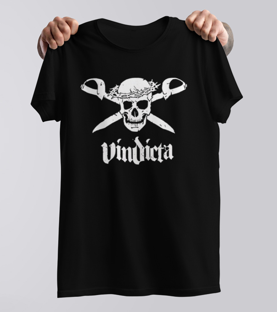 Vindicta Skull Crossed Swords T-Shirt