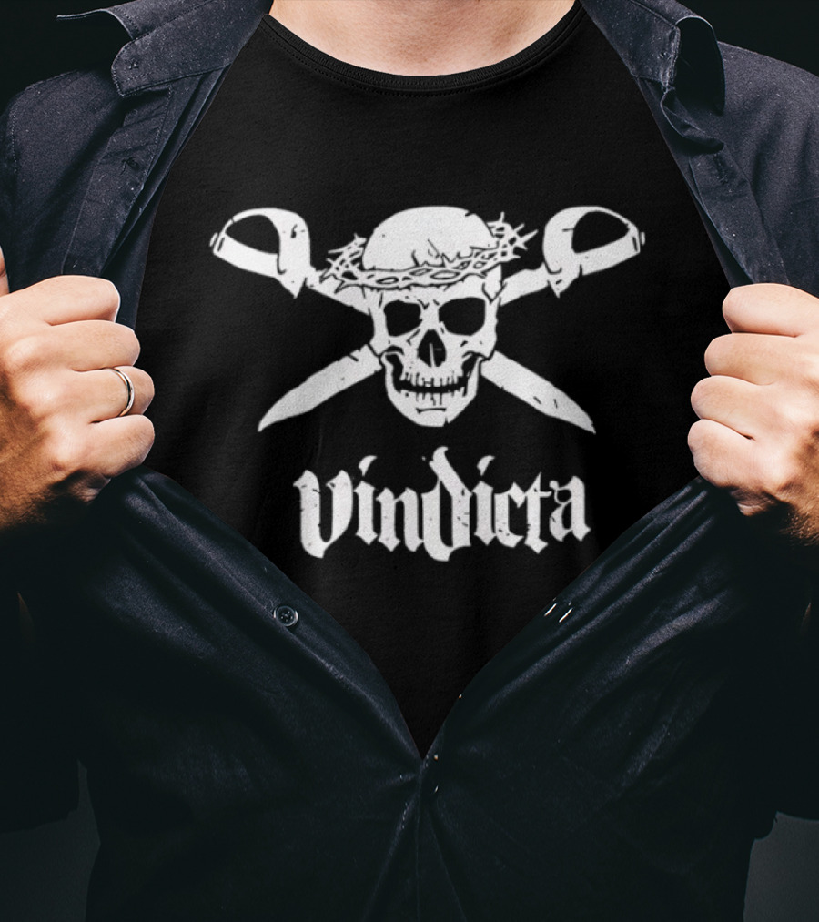 Vindicta Skull Crossed Swords T-Shirt