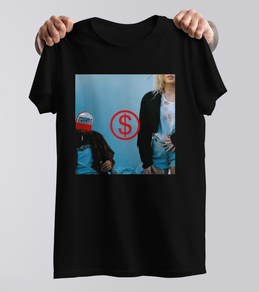 Slayyyter Worst Girl In America Vinyl CD Album Cover Red Dollar T-Shirt