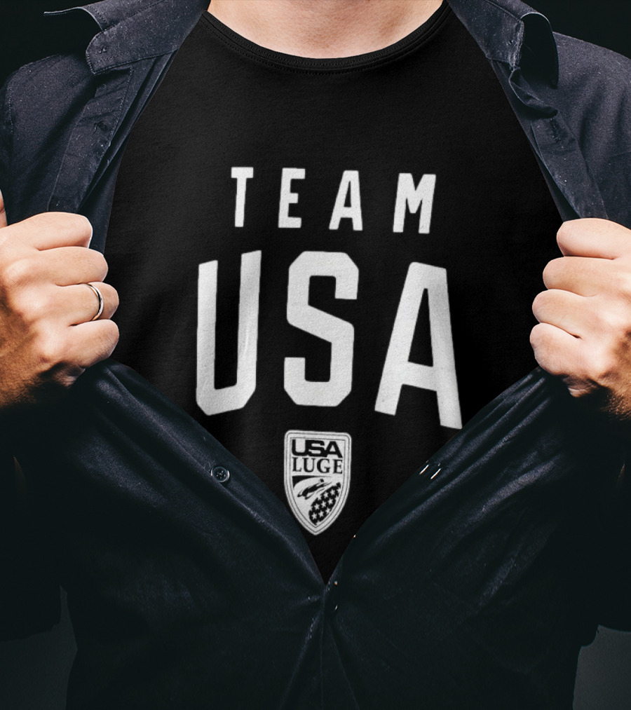 Team USA Luge Winter Sports T-Shirt