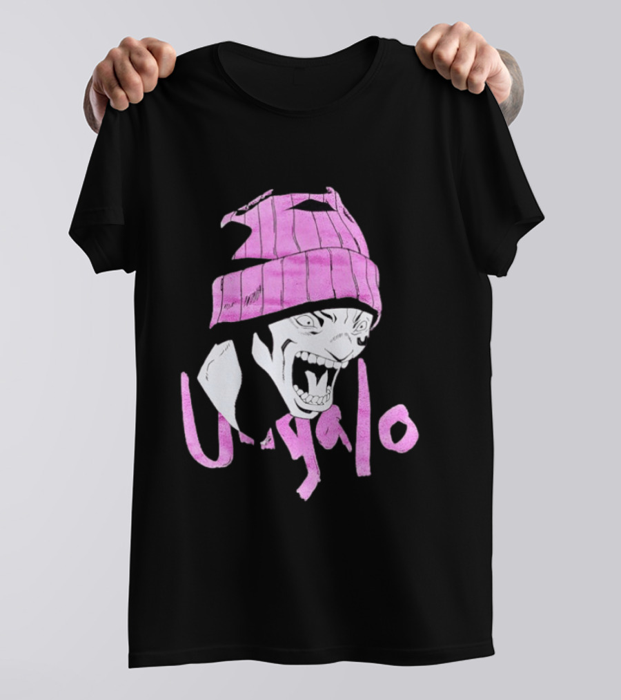 Ungalo JoJo's Bizarre Adventure Stone Ocean Pink Hat Manga T-Shirt
