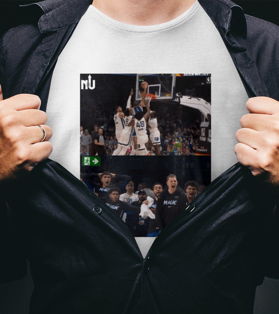 Anthony Black Dunk Against Memphis Grizzlies Magic Reaction T-Shirt