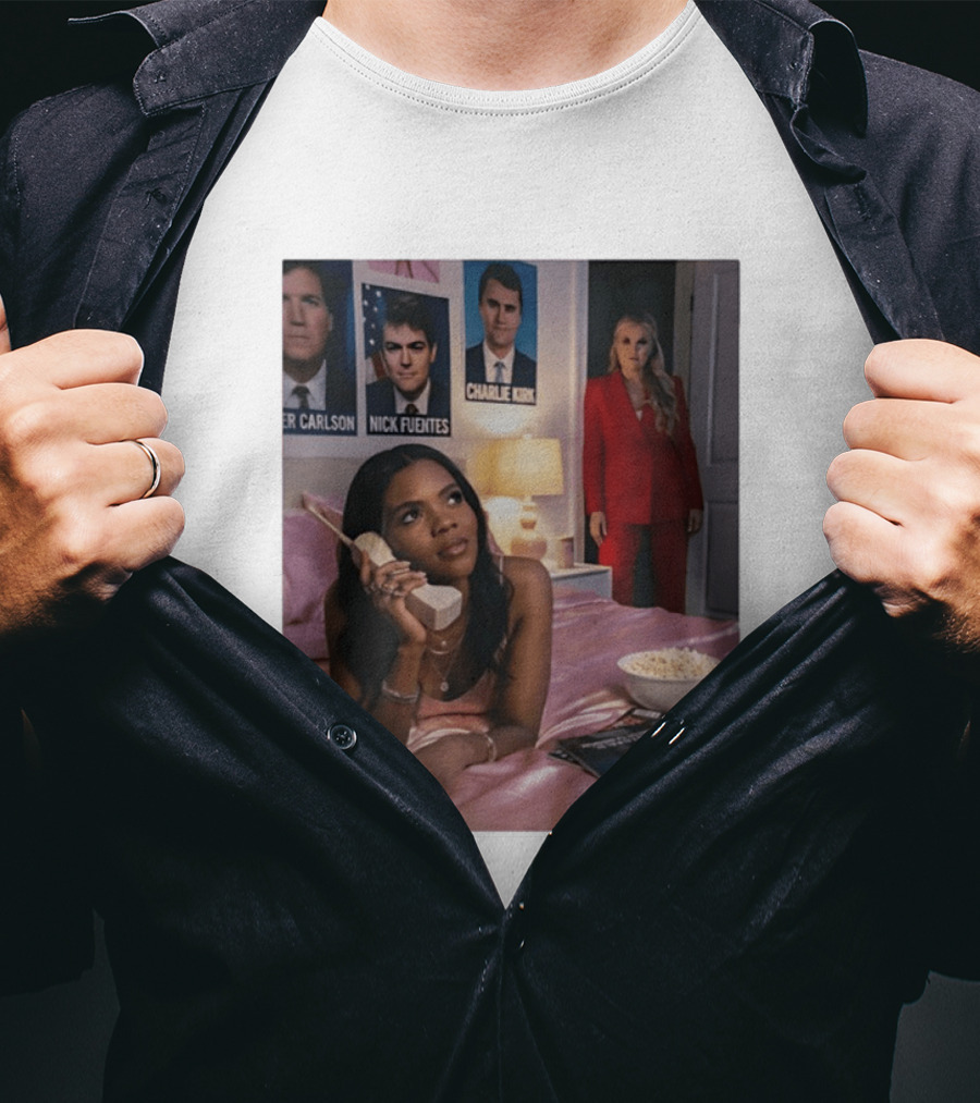 Candace Owens Phone Call Tucker Carlson Nick Fuentes Charlie Kirk S T-Shirt