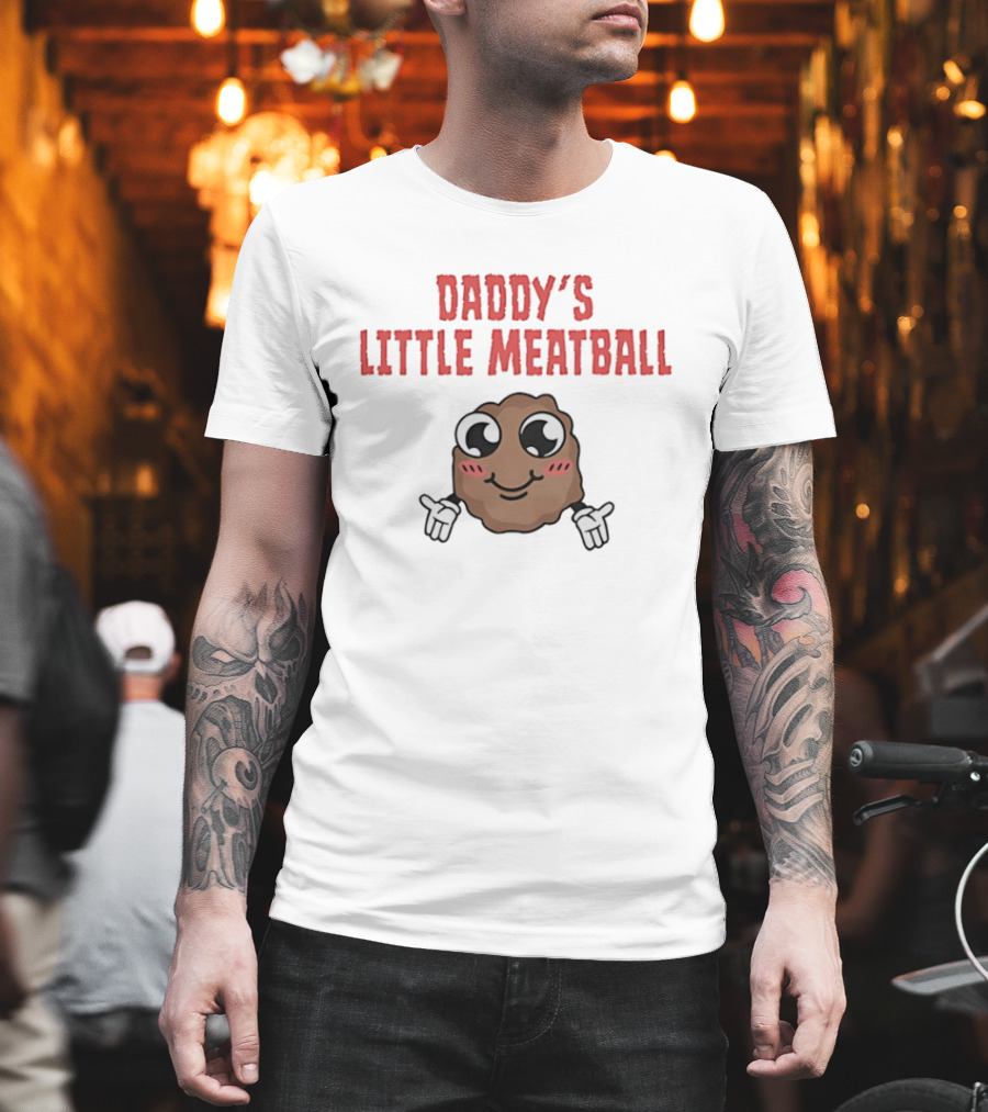 Daddy's Little Meatball Happy Gilmore 2 Fun Cartoon T-Shirt
