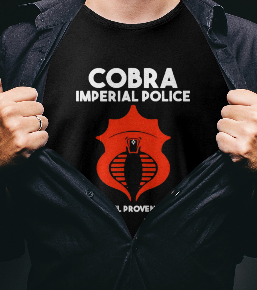 Cobra Imperial Police Guilty Until Proven Innocent T-Shirt