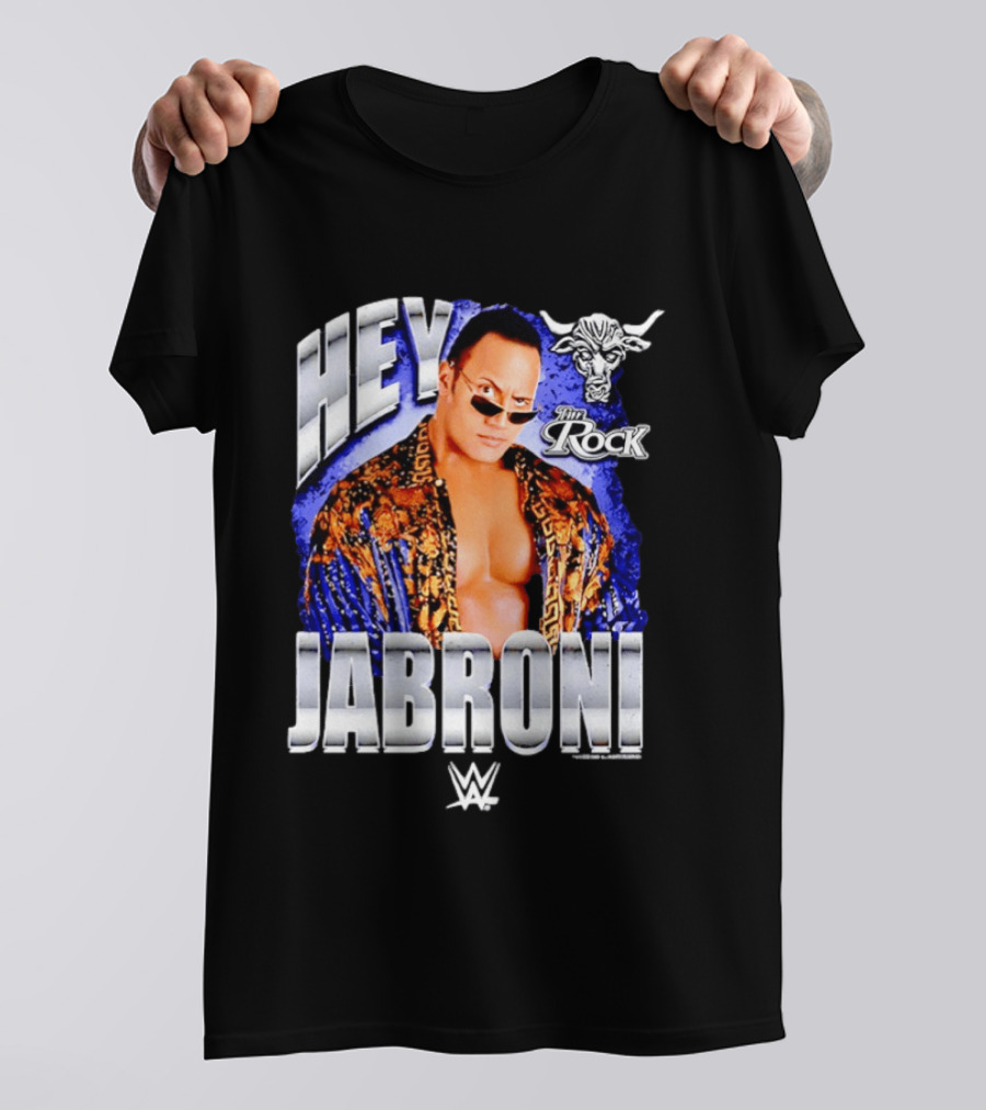 Dwayne Johnson Hey Jabroni The Rock WWE Brahma Bull T-Shirt
